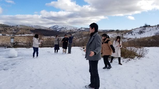 霧ヶ峰の雪景色