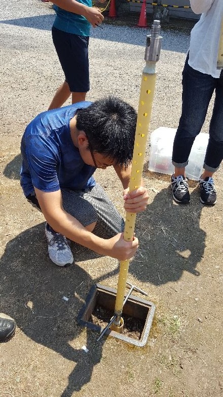 地下水の現地調査